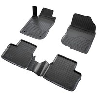 3D Gummi Fussmatten Passend FüR Peugeot 2008 (2013) (Automatikgetriebe)