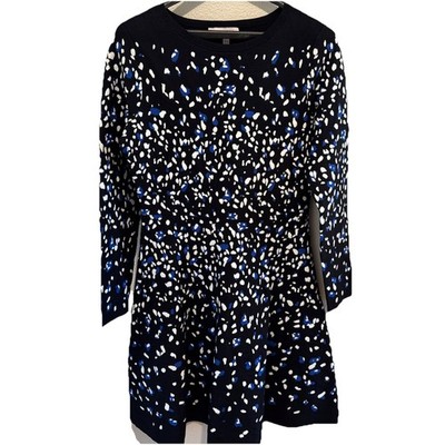 Hobbs London Jodie Dress Black Polka Dot Print Fit Flare Knit Long Sleeve Size 8 | eBay Hobbs London Jodie Dress Black Polka Dot Print Fit Flare Knit Long Sleeve Size 8 | eBay