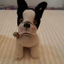 Plush Toy Steiff Bully Replica 1927 Seated Bull Dog Stuffed Animal