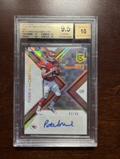 2017 Elite - Turn of the Century Autographs Patrick Mahomes II Red /49
