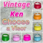 Vintage *Barbie* Ken Visor~ You Choose 80s/90s Hat~ Beachwear Accessory