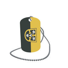 Dog Tag Flag K llstedt Dog Tag Aluminium 30 x 50 mm