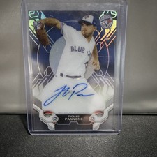Topps 2019 High Tek Autographs HTA-TP Thomas Pannone Rookie Auto Blue Jays