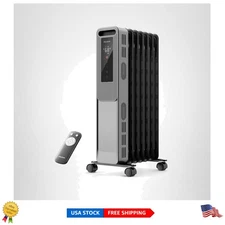 Advanced Oil Filled Radiator Heater - 3 Heat Settings & Remote Control 255 Sq.Ft