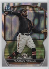 2023 Bowman Chrome Prospects Lava Refractor /399 Aeverson Arteaga #BCP-60