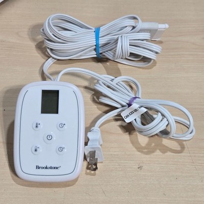 Brookstone LL-A16-10BQ 10BQ Remote Controller Power Cord Heated Electric Blanket