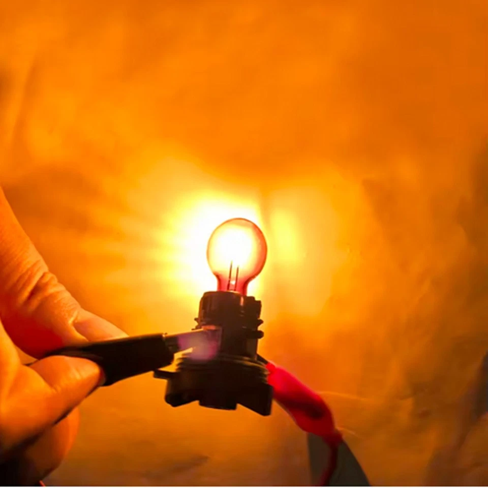 2x Turn Signal Lights Amber Lamp 12V/24W PH24WY For Citroen C5 Peugeot 3008 5008 - Image 4 of 4