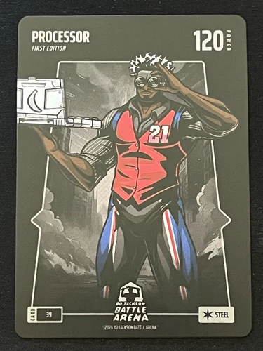 2024 Bo Jackson Battle Arena Joel Embiid Processor Steel First Edition #39
