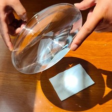 300mm PMMA Circular Fresnel Lens Optical Solar Concentrator Acrylic Magnifier