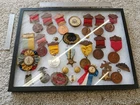 Huge lot G.A.R. Encampment Medals, Hat Badge, Buttons, Badges, Medals Ribbons