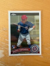 2011 Topps Chrome #33 Danny Espinosa Refractors