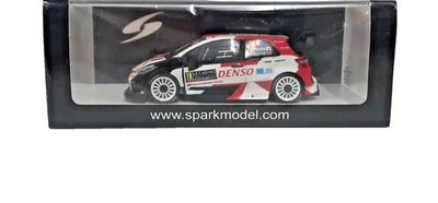 Modèle De Voiture 1:43 Spark Toyota Yaris WRC Katsuta Rallye Monte Carlo 2021 - Photo 1/4