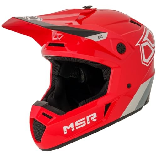 MSR&trade; SC Proto Dirt Bike and Motocross Helmet Large Red/Gre