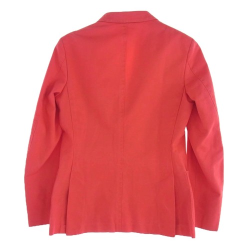 Gucci CTX 75907G 2B cotton tailored jacket red 44 Used LIFE-0 - Picture 2 of 9