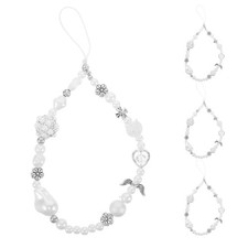 4 Pcs Bow Phone Charm Bowknot Charms for Case Bead Mobile Pendant