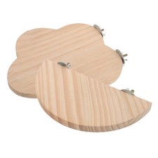 2pcs Bird Cage Platform: Bird Perches for Cage - Parrot Perch Stand - Wooden