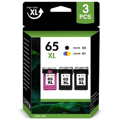 65XL 65 Ink Cartridges For HP ENVY 5000 5055 5052 Deskjet 2600 2652 3755 Printer