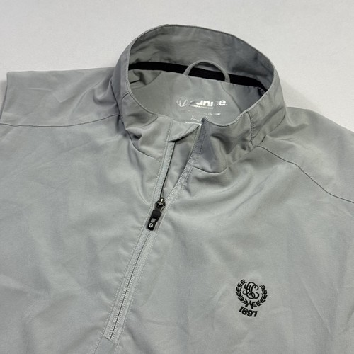 Sunice 1/4 Zip Golf Windbreaker Jacket Vest Polyester Spandex Gray Extra Large - Picture 2 of 12