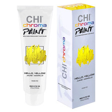 Chi Chroma Paint Bold Semi-Permanent Color, Hello Yellow, 4 fl oz