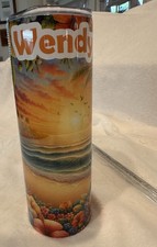 Stainless Steel Tumbler Labeled with Name Wendy Brand New