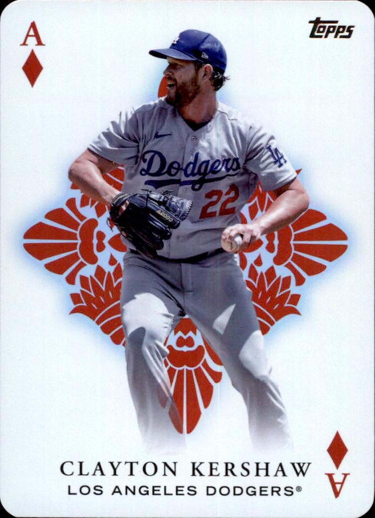 Clayton Kershaw 2023 Topps All Aces Blue #AA-7 Los Angeles Dodgers