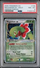 2005 POKEMON EX UNSEEN FORCES #106 MEGANIUM EX-HOLO PSA 8 on eBay