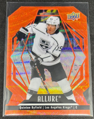 2022-23 Upper Deck Allure - Quinton Byfield #68 Orange Slice Die-Cut