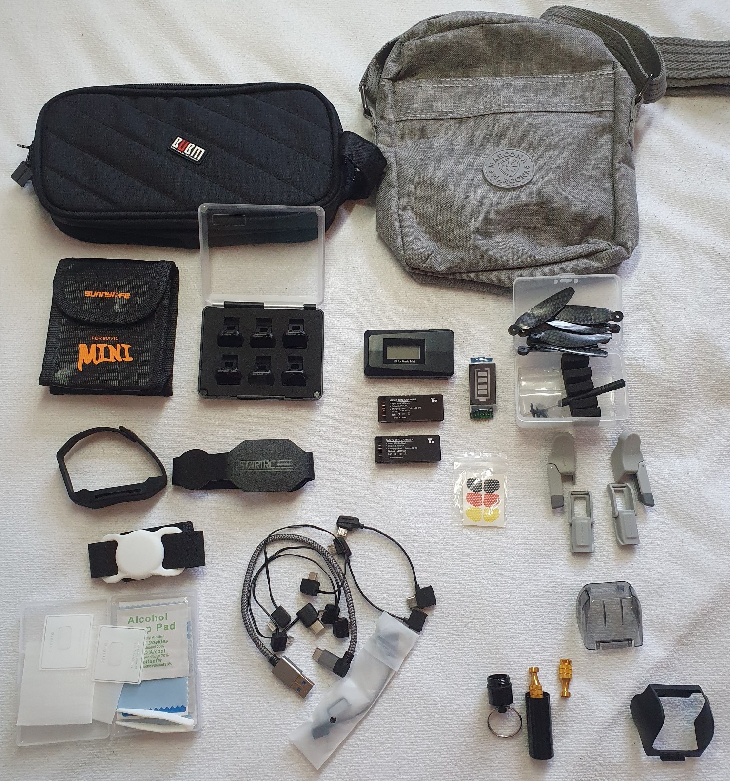DJI Mavic Mini 1 Accessories Bundle SKYREAT ND Filters Chargers Props NO DRONE