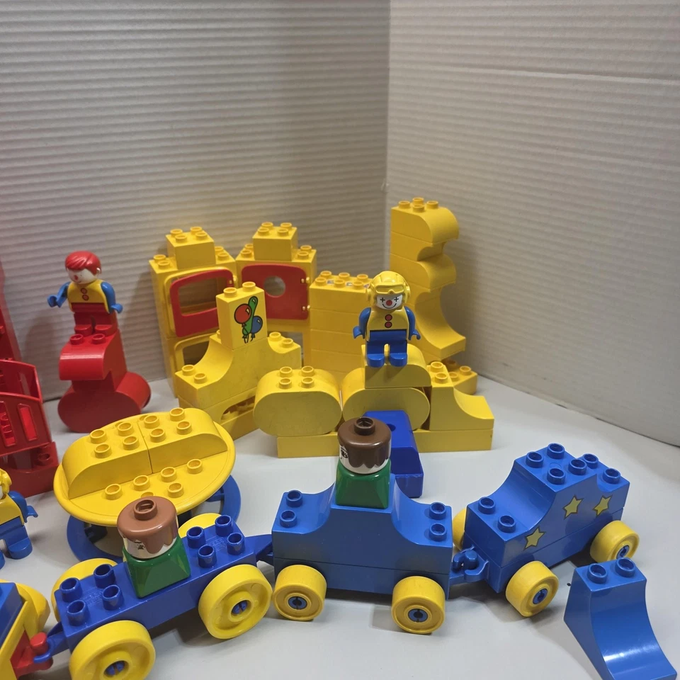 Lote De Colección LEGO Duplo Circo Tren Elefante Payaso Figuras Bloques Paquete Coches Foto 4 de 4