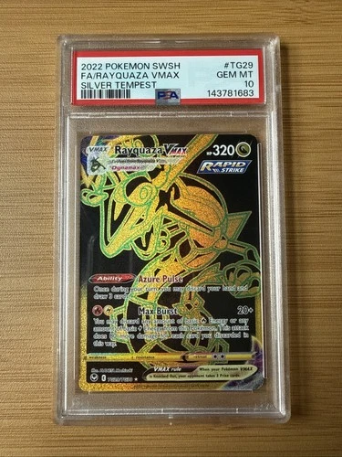 Rayquaza VMAX 🔥 2022 Pokemon Swsh Silver Tempest TG29 🔥 PSA 10
