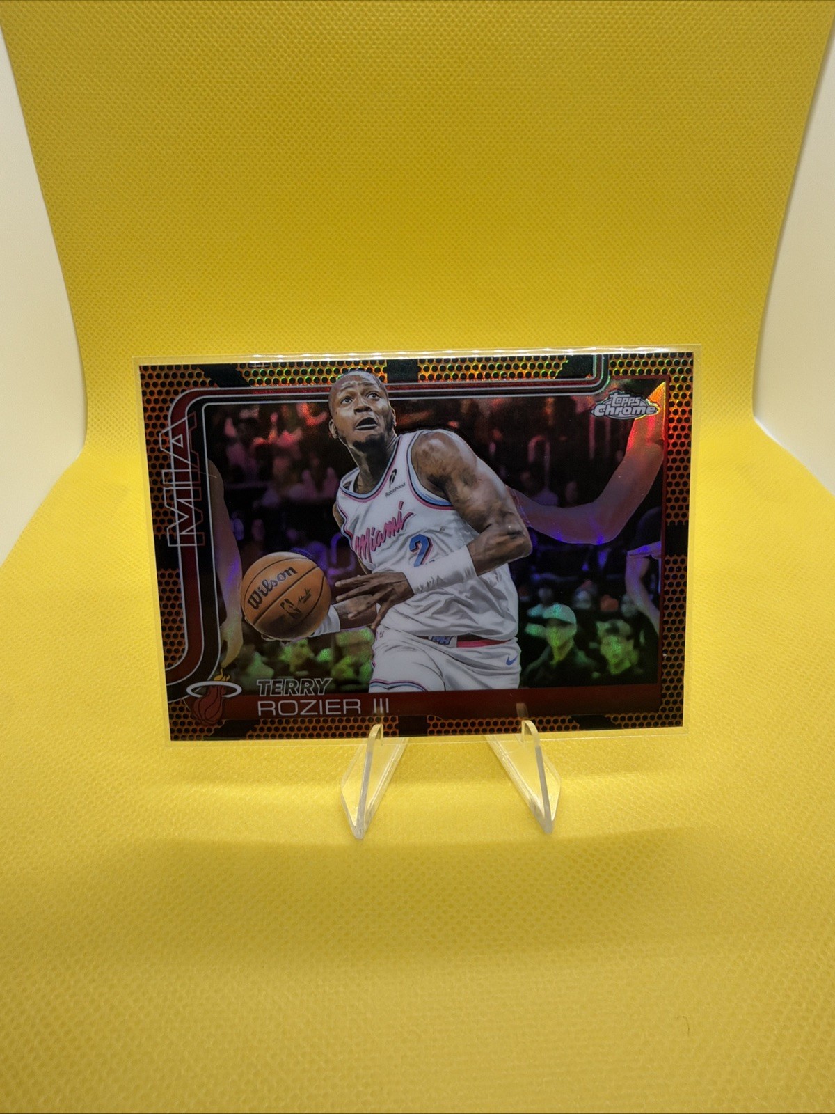 2025-26 Topps Chrome #112 Terry Rozier III Basketball Refractor
