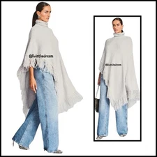 SER.O.YA Frost Poncho SZ XS Silver $348