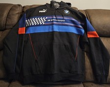 PUMA x BMW MOTORSPORT SDS SPEED DRIVERS SERIES PULLOVER HOODIE MENS XL