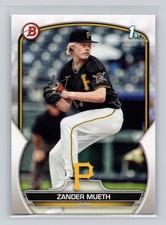 Zander Mueth 2023 Bowman Draft Baseball #BD-131 Pittsburgh Pirates