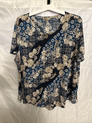 Lavish Women's Plus Size Floral Blouse Size 3X