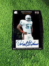 Dwight Stephenson 2024 Leaf Collective Pro Set Black Shimmer /6 Prizm SP Auto