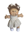 2004 Play Along Cabbage Patch Kids, Light Brown Curly, Brown Eyes, New Dress