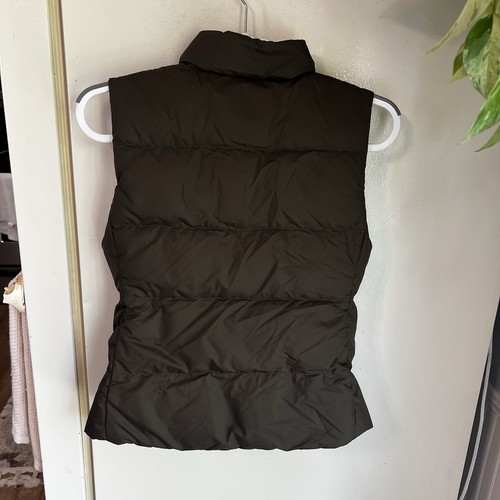 Ralph Lauren Girls Reversible Down Puffer Vest Size Large 12/14 Brown White - Picture 10 of 17