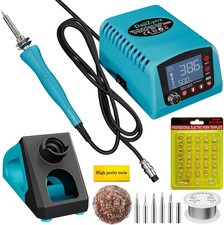 80 Watt Soldering Station, Digital Display Soldering Iron Station, 392 F-932 F