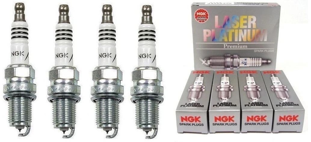 4 PCS NGK SPARK PLUG LASER PLATINUM  IFR7G11KS For HONDA ACURA RSX Civic
