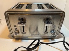 BLACK+DECKER 4 Slice Stainless Steel Toaster,...