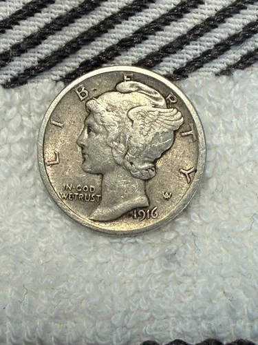 XF+ 1916 U.S. Mercury Dime