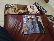 3 Riviste MAX vintage CLAUDIA SCHIFFER/BRAD PITT/ROB LOWE HANNO POSTER STACCATO