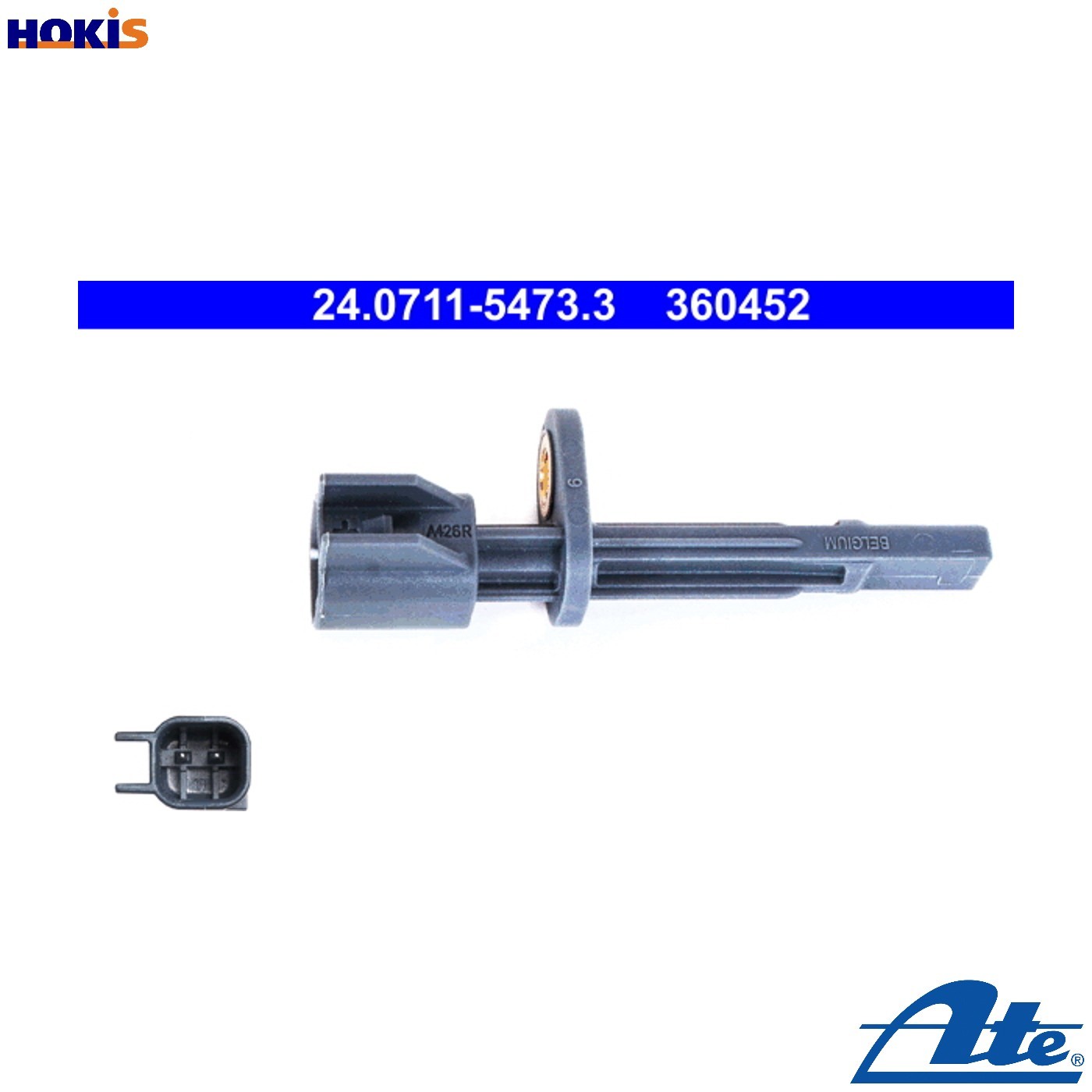 SENSOR WHEEL SPEED 24.0711-5473.3 FOR VOLVO V60/II S90/ESPORTIVO XC90/SUV S60