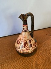 Greek Pottery Pitcher Vase "Copy" Pottery 6" Tall