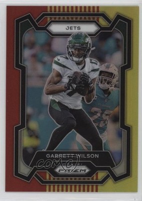 2023 Panini Prizm Red & Yellow Prizm 17/44 Garrett Wilson #233 1e9i