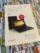 NEW ZAGG Folio Case Hinged with Bluetooth Keyboard Android Tablets 7 in Auto New