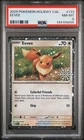 2025 POKEMON HOLIDAY CALENDAR #133 EEVEE PSA 8