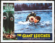 KEN CLARK IN "THE GIANT LEECHES"LOBBY CARD RE-PRINT 1959.8"X 10"