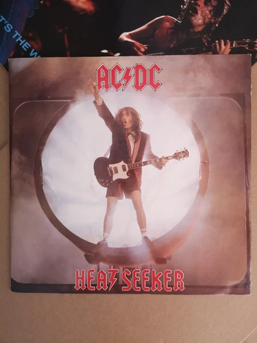 AC/DC Heatseeker 12" single  Original 1988 Go Zone Snake Eye Bside...